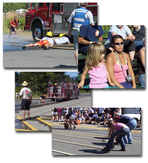Vancouver Island firefighters